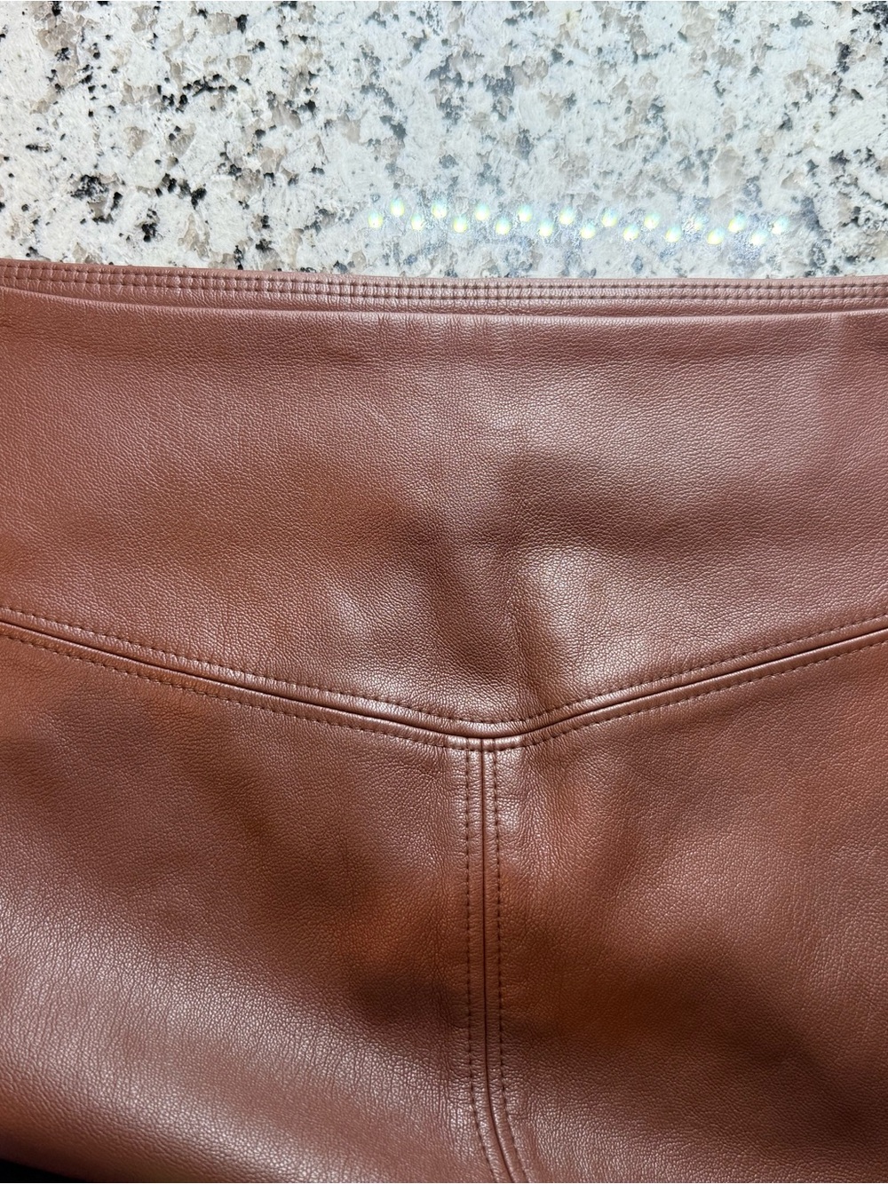 Express Women's Brown polyester Pencil Skirt - Picture 5 of 9